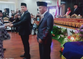 Sidang Paripurna Dan Pengambilan Sumpah 25 Anggota DPRD Terpilih Kota Metro Periode 2024-2029